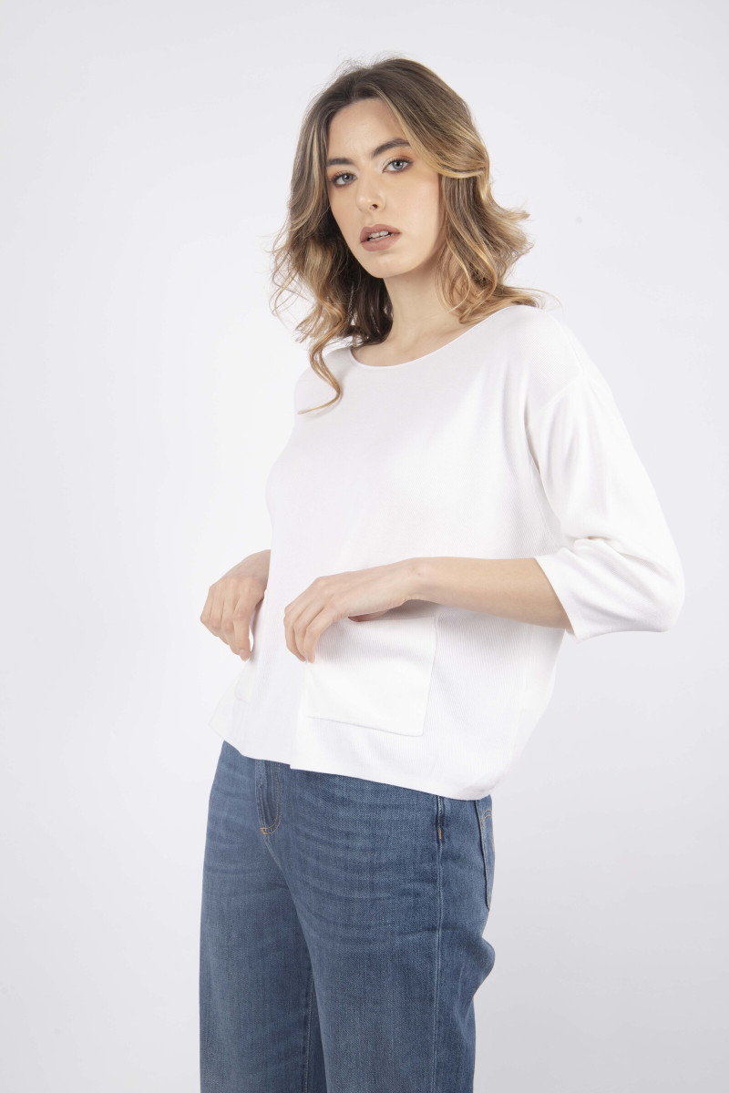 Sweater with front pockets by Anavì