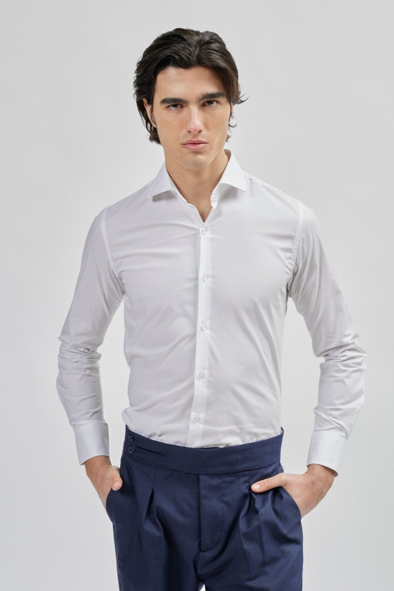 Slim Solid Color Shirt