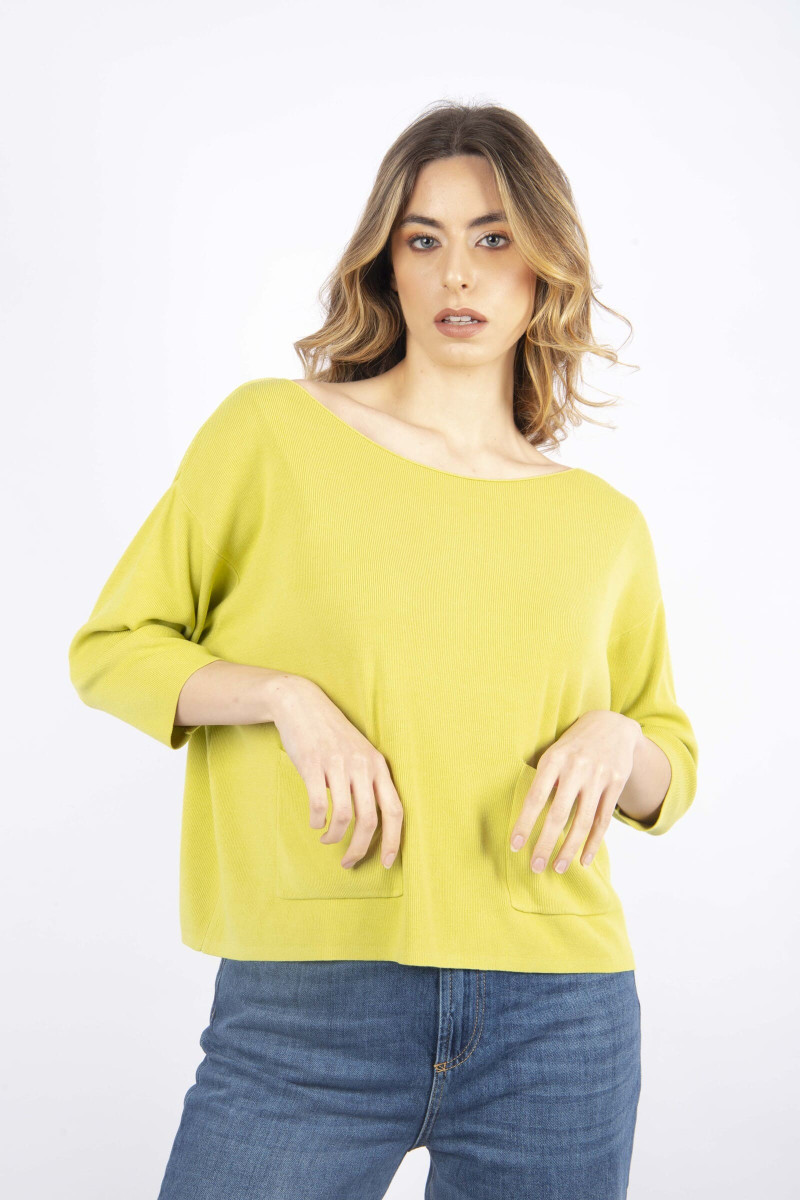 Sweater with front pockets by Anavì