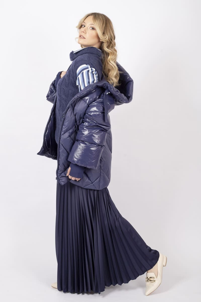 Guido Quilted Blue Puffer Jacket