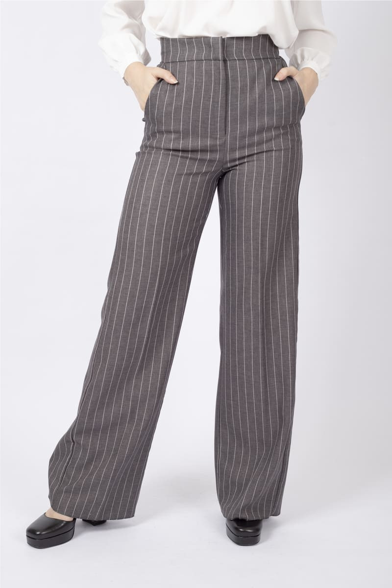 Pantalone Prologo in gabardine grigio