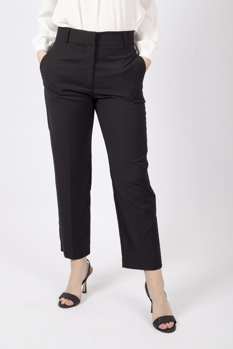 Pantalone dritto nero souvenir diemme company shop