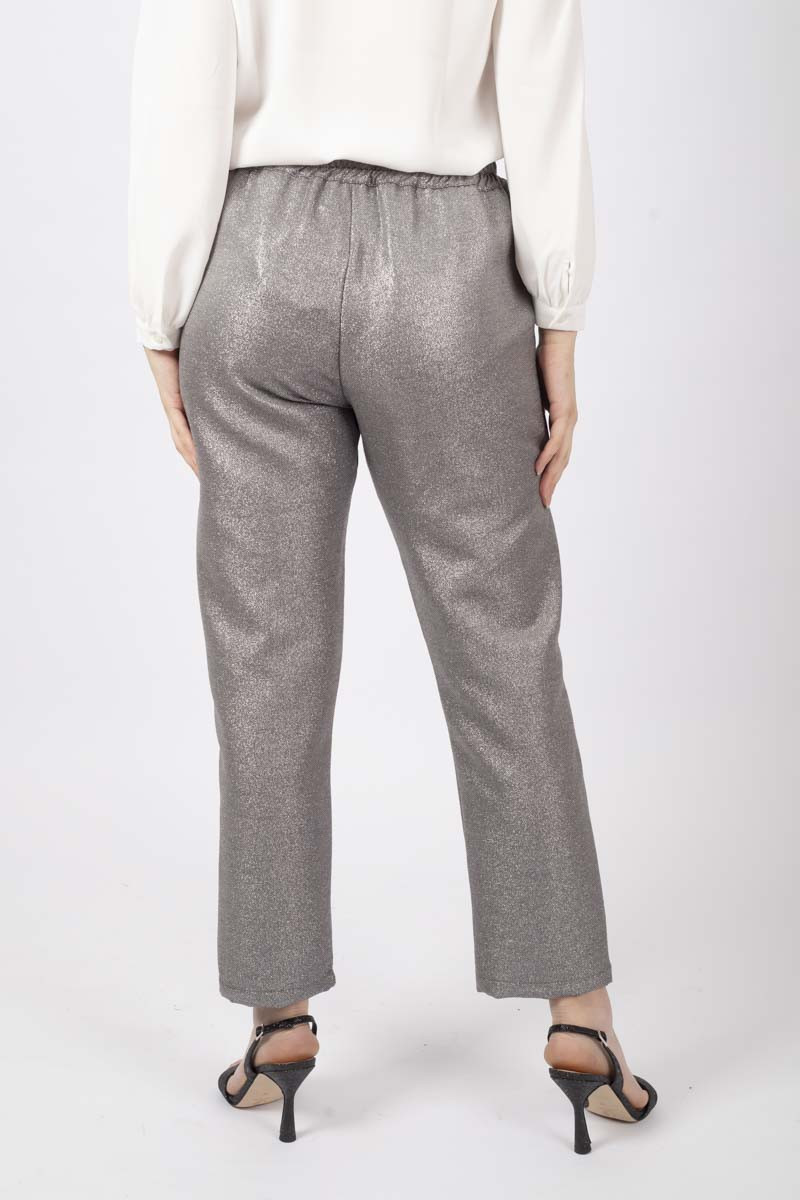 Silver glitter pants