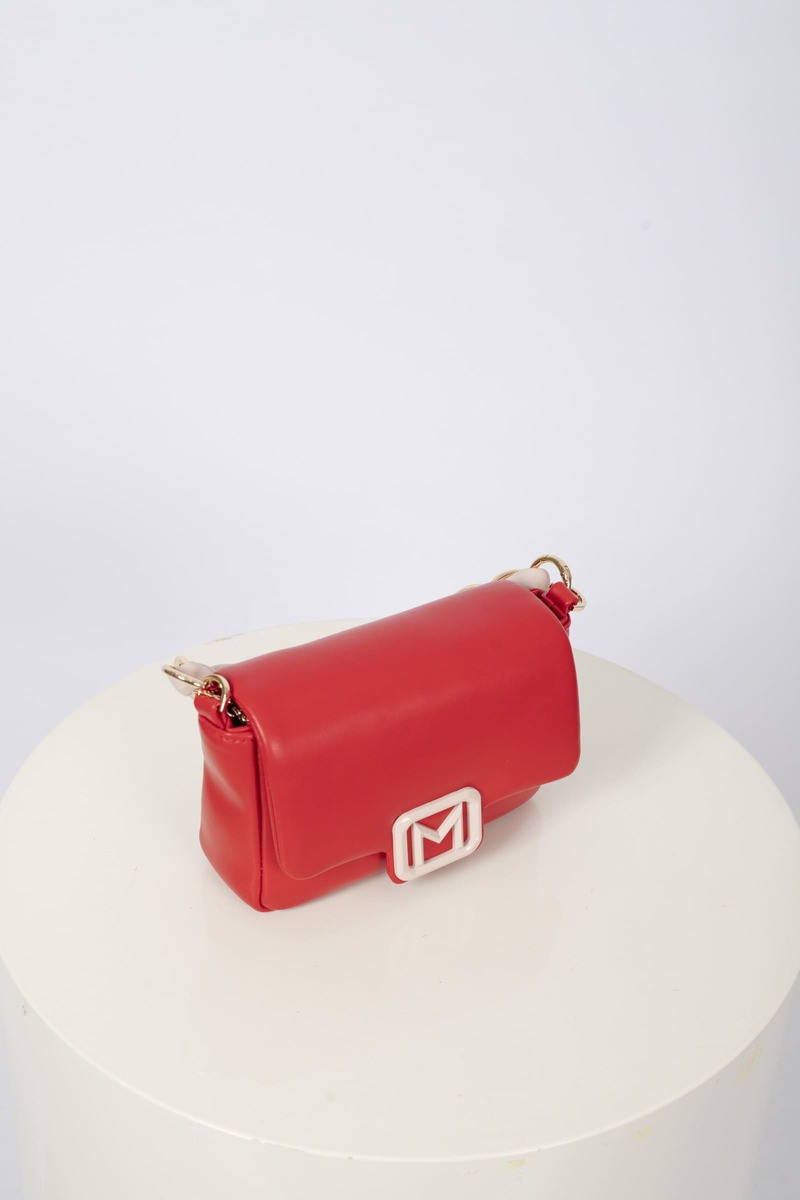 Borsa Lontra con logo rossa Marella diemme company shop