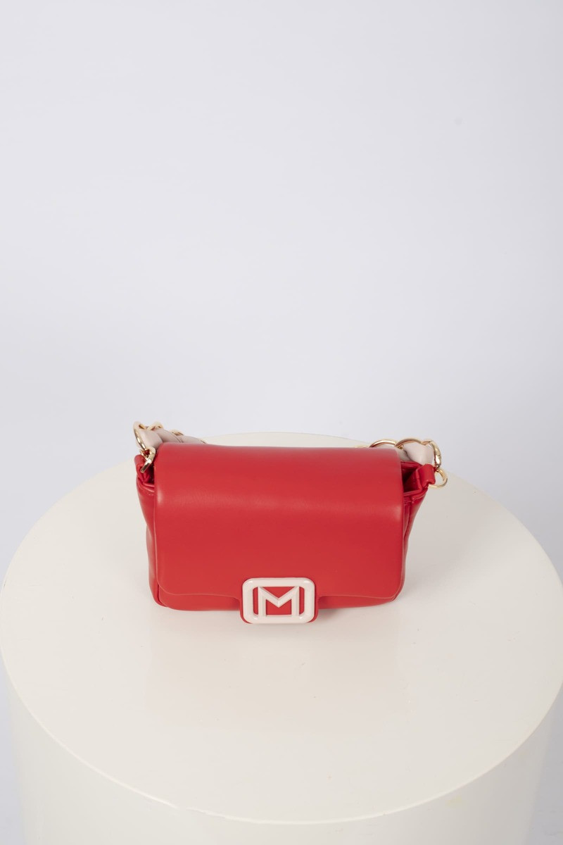 Borsa Lontra con logo rossa Marella diemme company shop