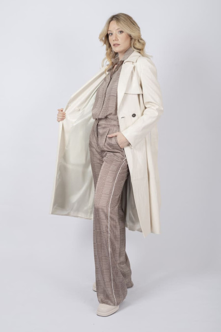 Pantalone Ilare in twill biscotto galles Marella diemme company shop