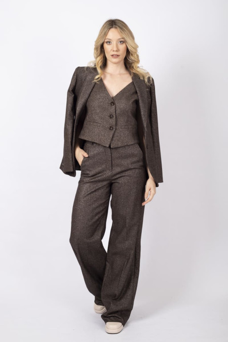 Ecuador brown trousers with...