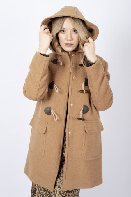 Cappotto Tana duffle coat Cammello Marella diemme company shop