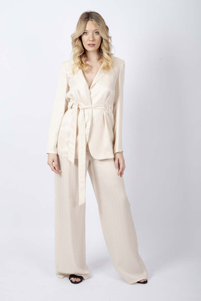 Talete soft cream blazer