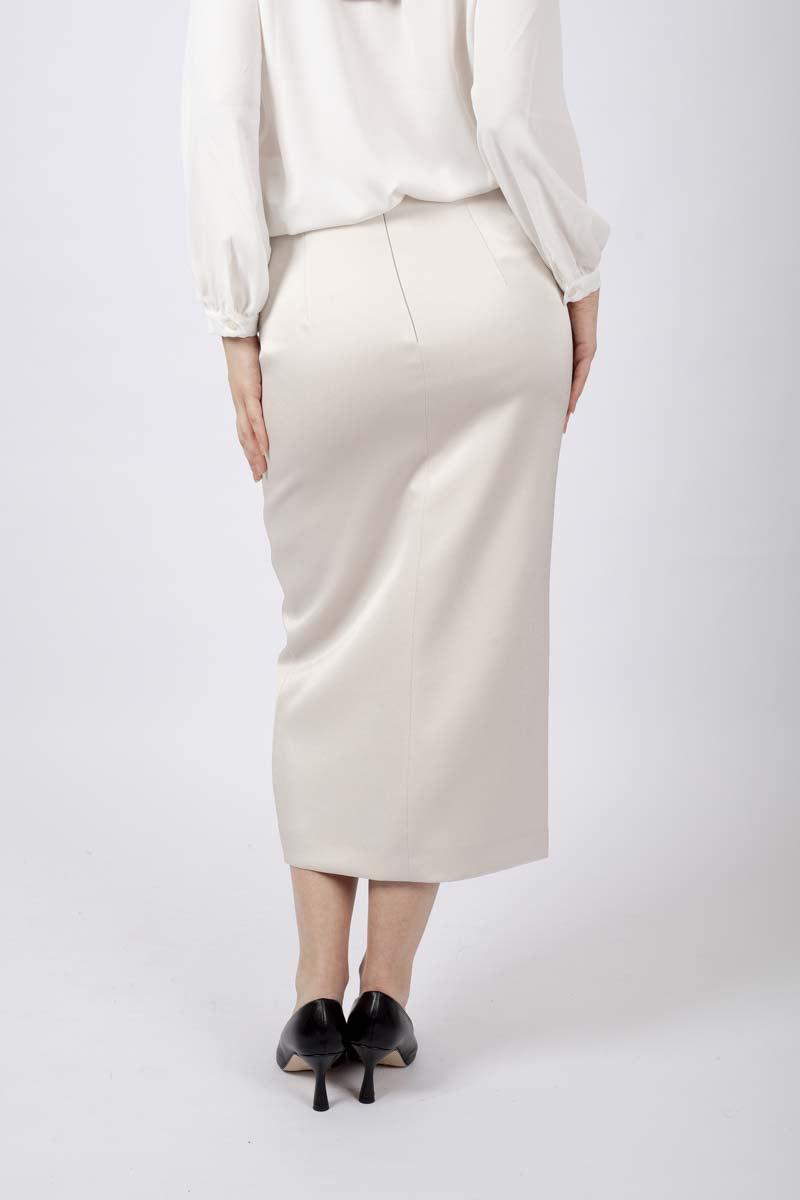 Calotta Satin stone skirt