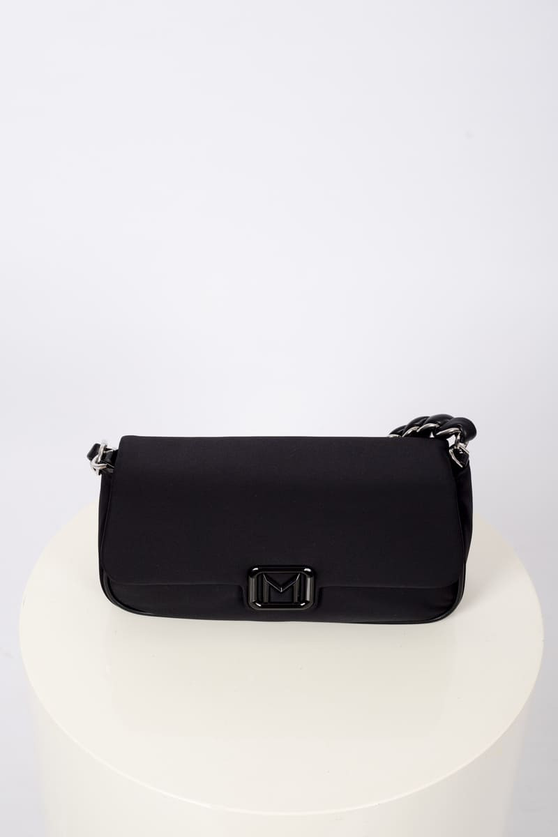 Baguette bag Emily black padded