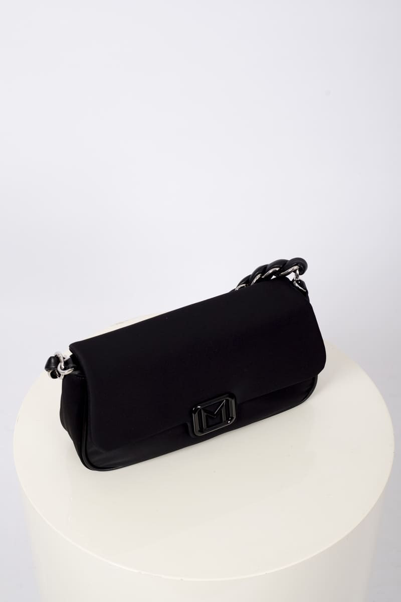 Baguette bag Emily black padded