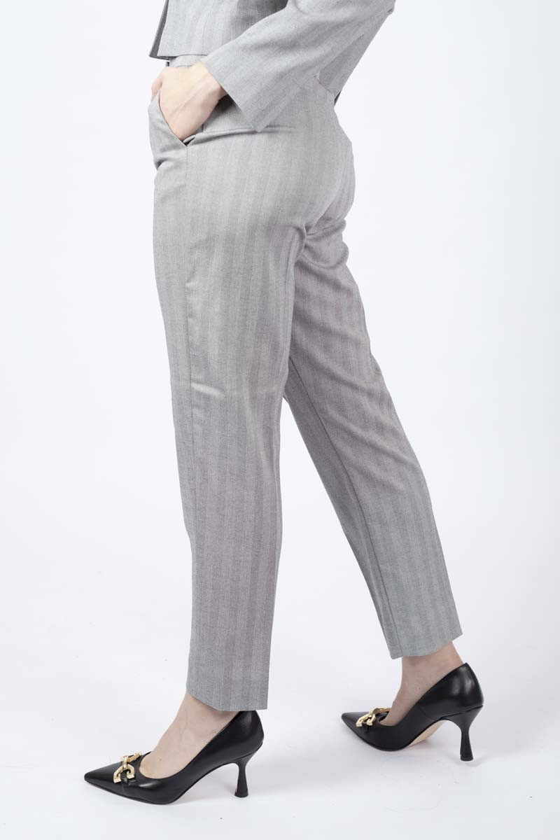 Pantalone Sion a sigaretta grigio marella diemme company shop