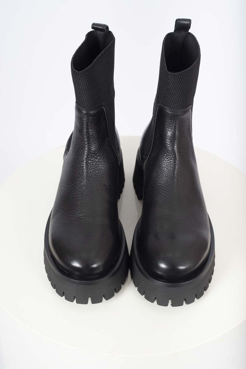 Black Kerry Beat ankle boots