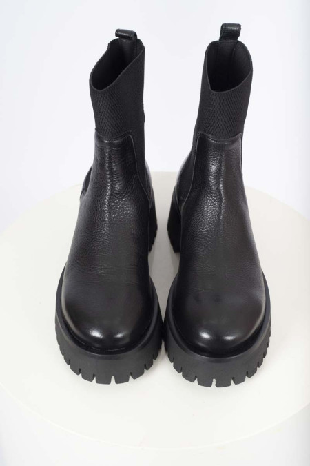 Black Kerry Beat ankle boots