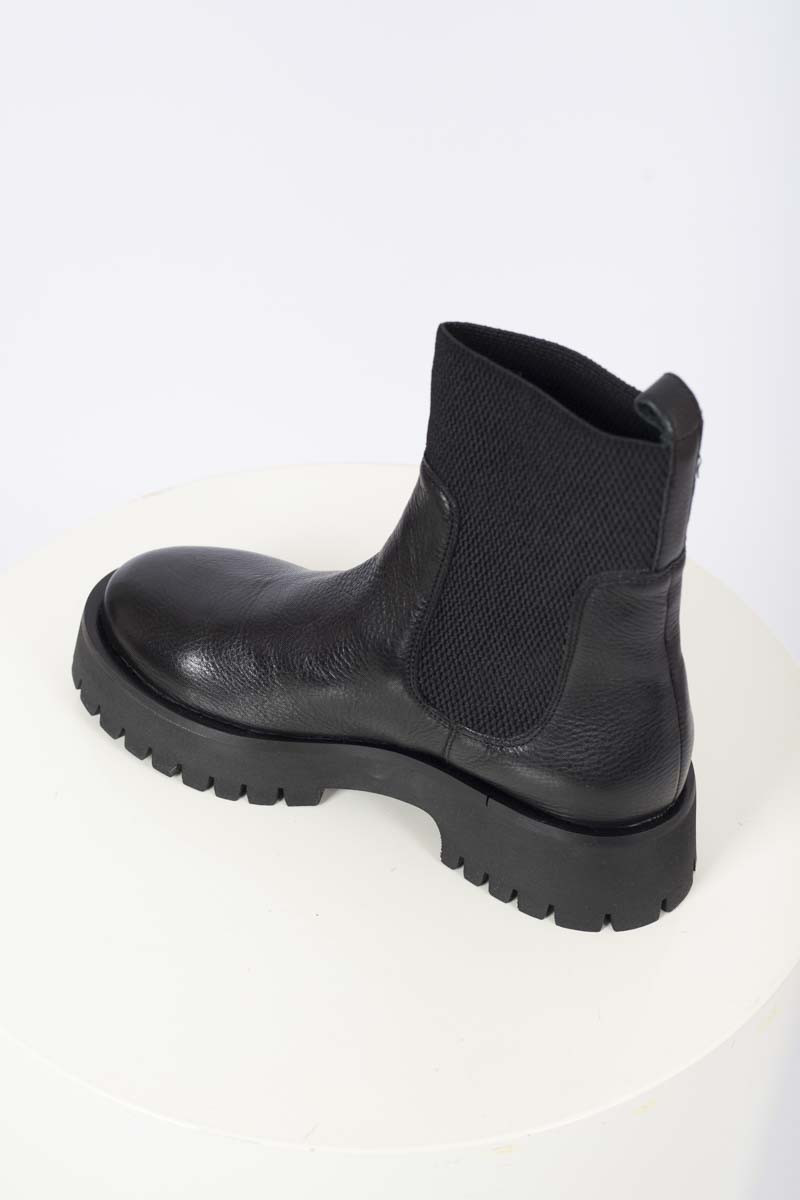 Black Kerry Beat ankle boots