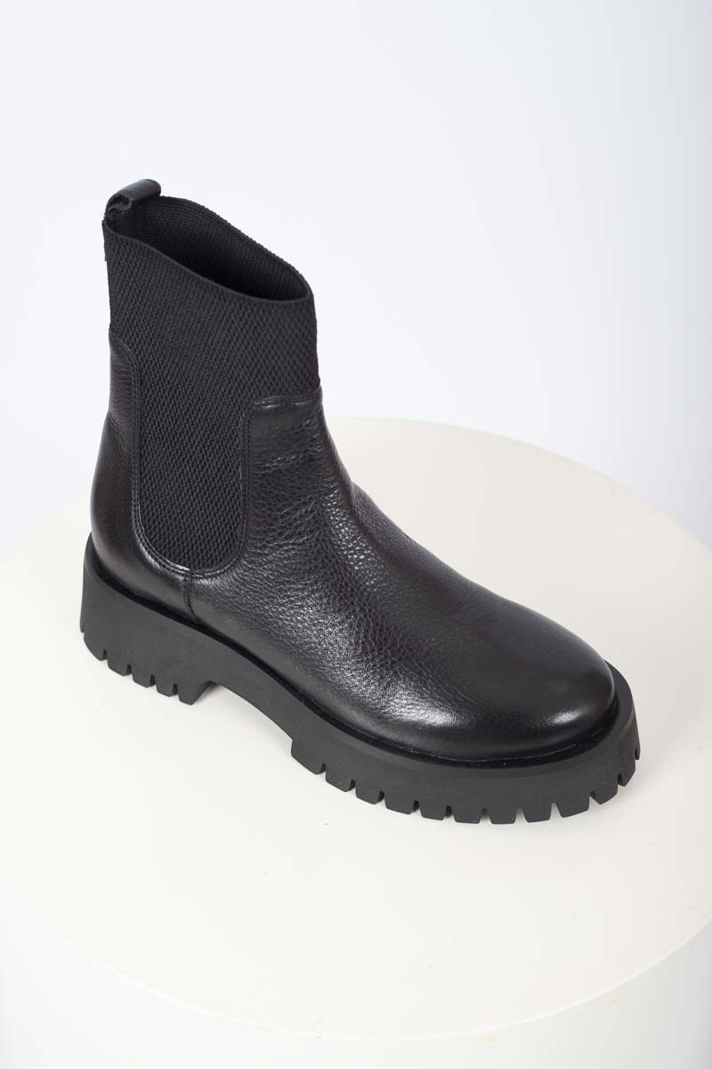 Black Kerry Beat ankle boots