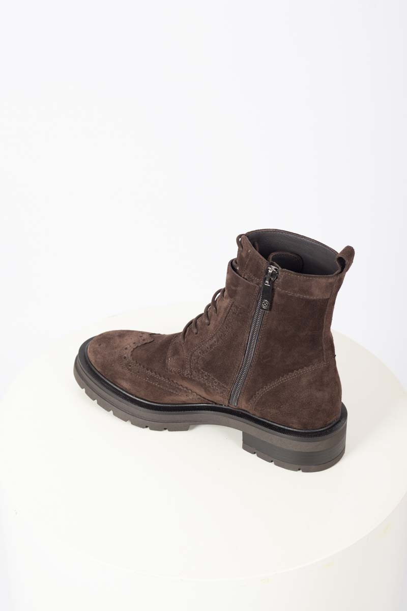 Patty Combat boots in dark brown