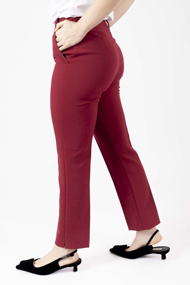 pantaloni pomez chino bordeaux emme marella diemme shop