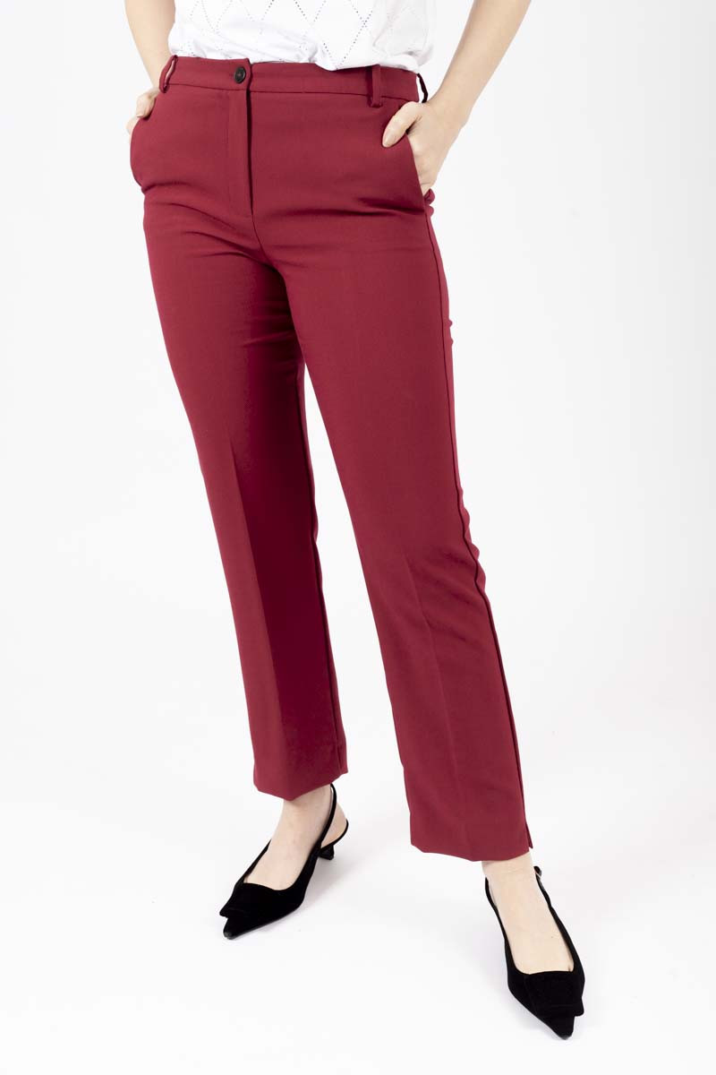 pantaloni pomez chino bordeaux emme marella diemme shop