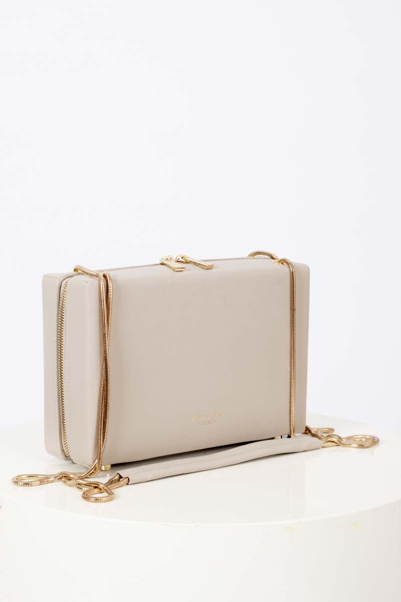 Taupe Square Bag