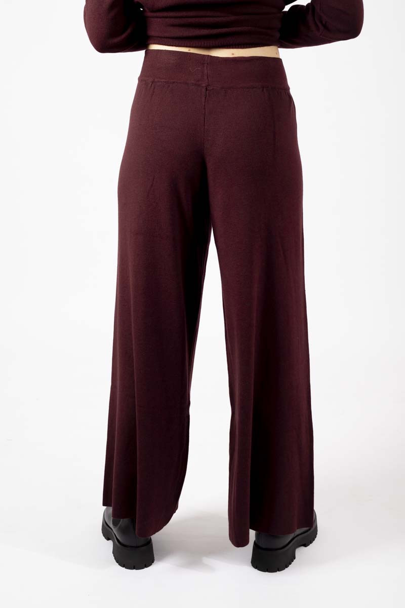 Bordeaux relaxed fit pants