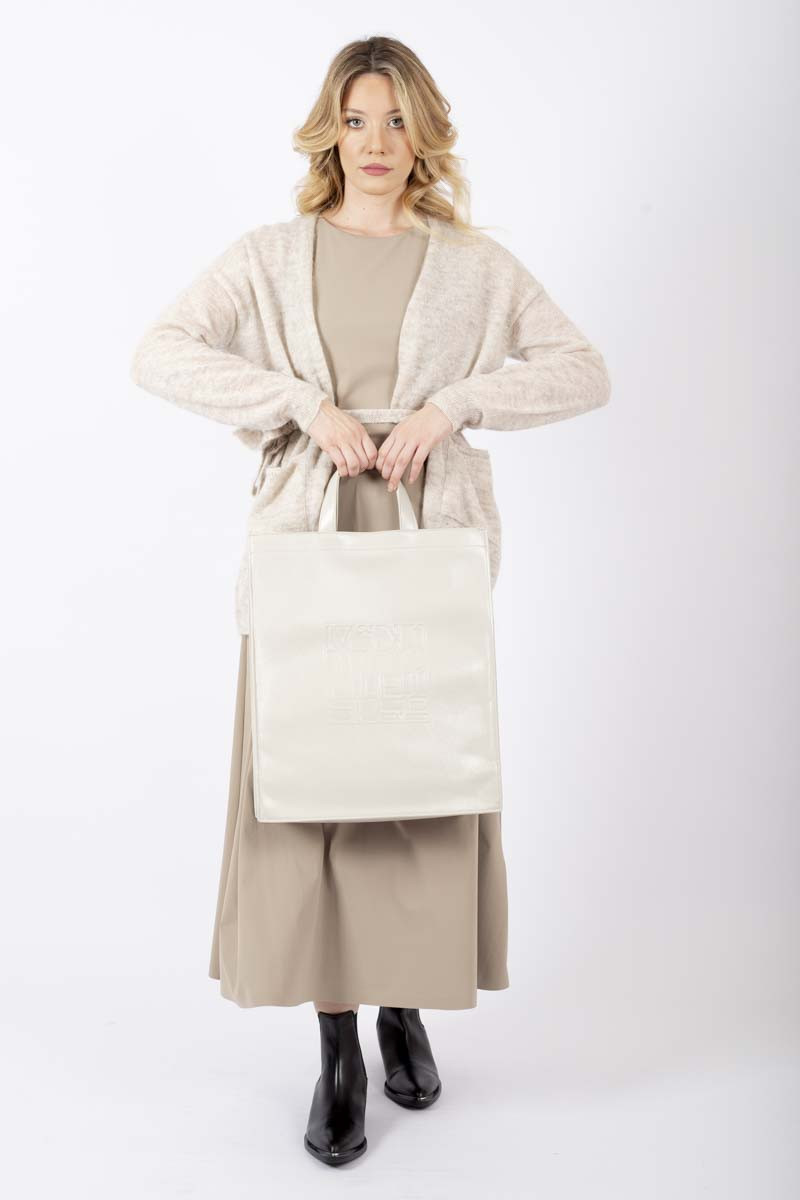 Betelgeuse rectangular pearl gray bag