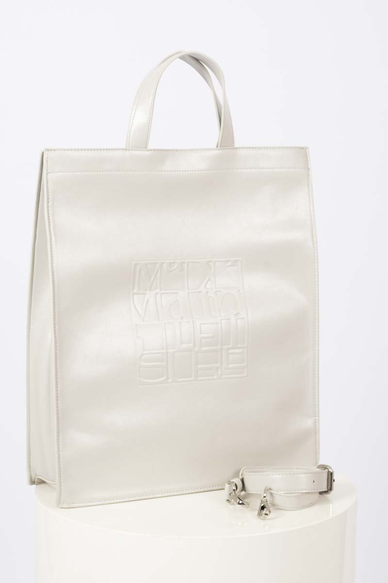 Betelgeuse rectangular pearl gray bag