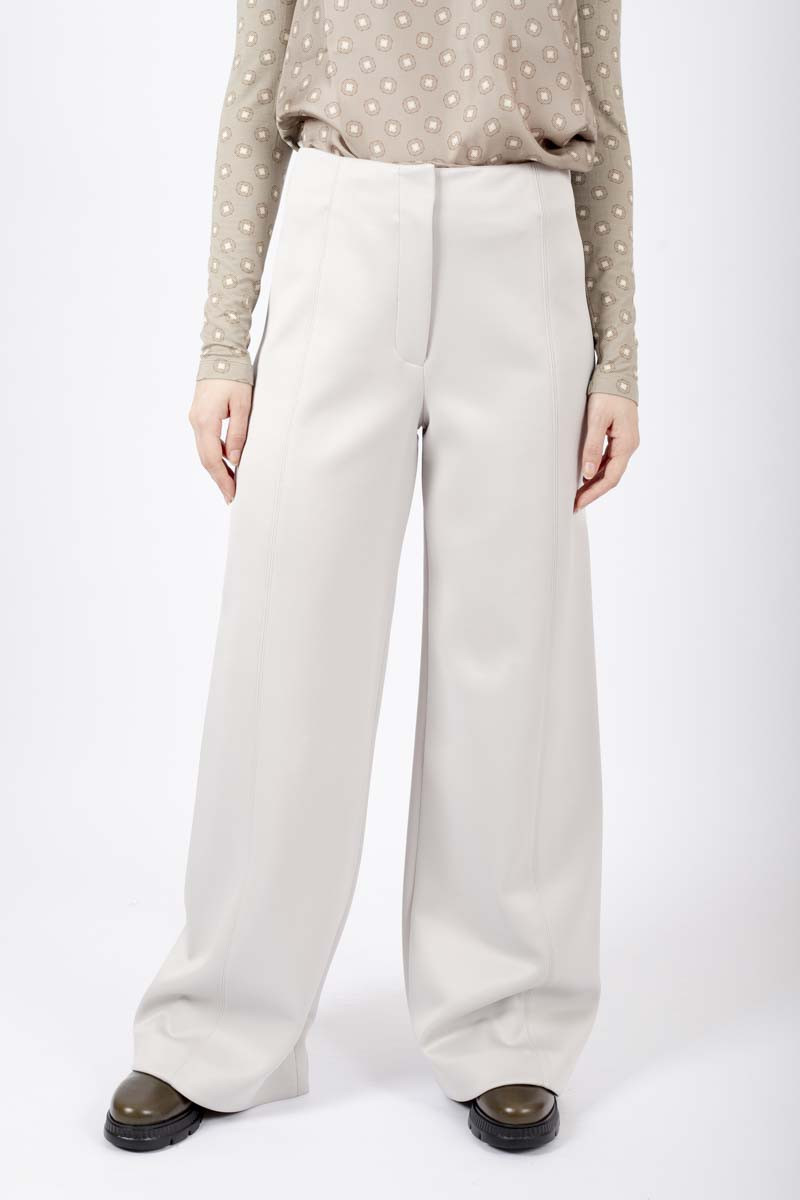 Laerte pearl gray scuba pants