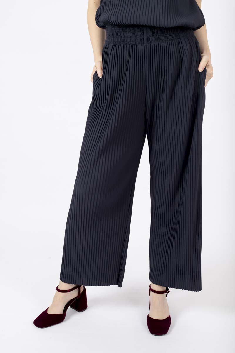 Pantalone Rolanda plissettato blu Max Mara diemme shop