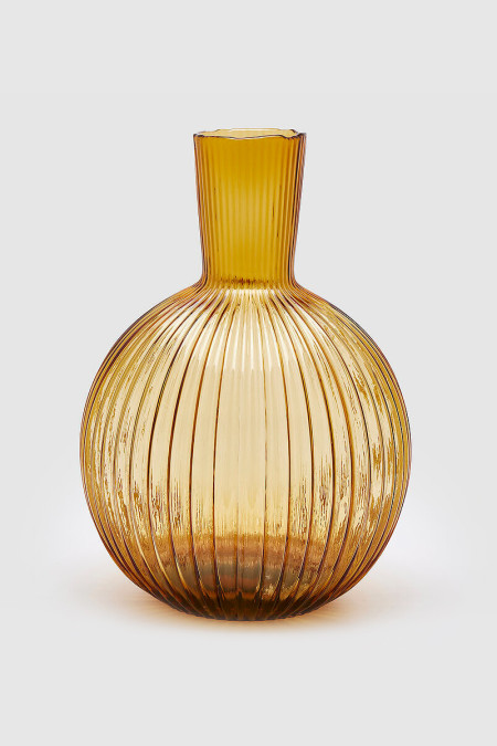 Big Amber Ampoule Vase