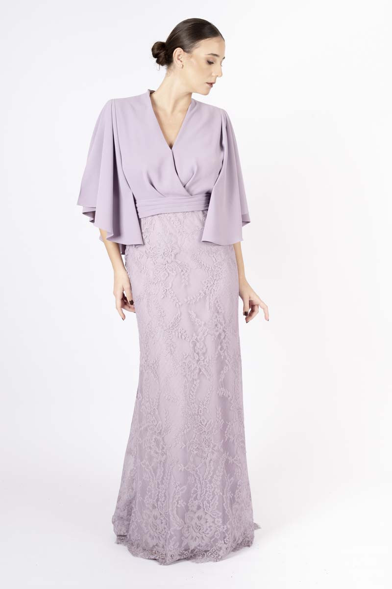 Lavender kimono dress