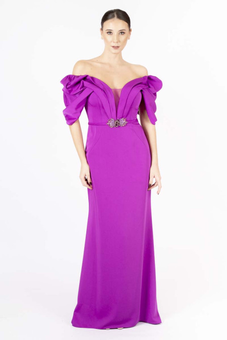 Purple mermaid dress