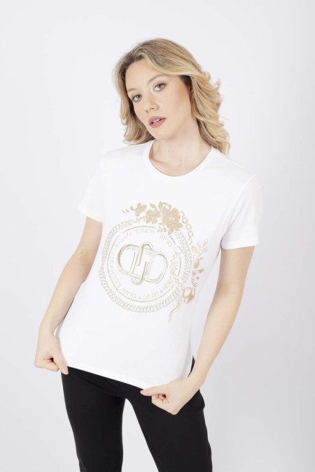 White logo T-Shirt with...