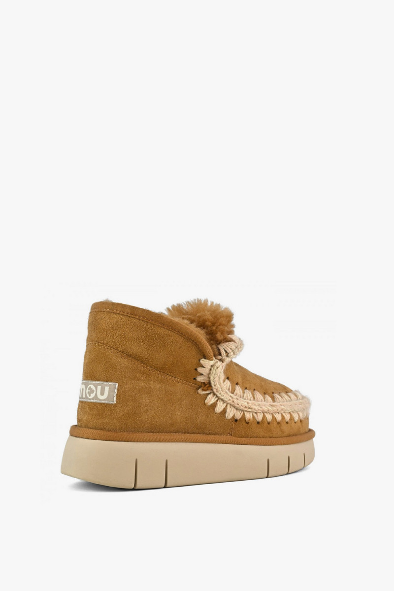 Eskimo Bounce sneakers in cognac suede